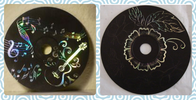 Crafternoon - CD Scratch Art