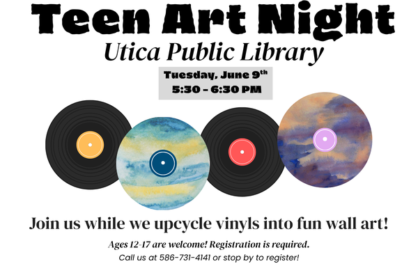 Teen Event Vinyl Painting Flyer